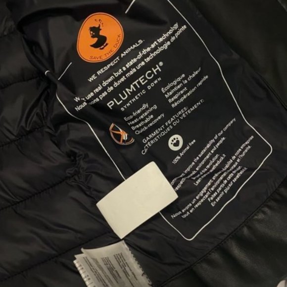 Save The Duck Eco Leather, XS Moto Jacket - Picture 6 of 6